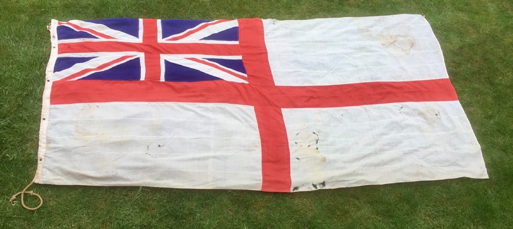 wwii vintage white ensign plus union flag