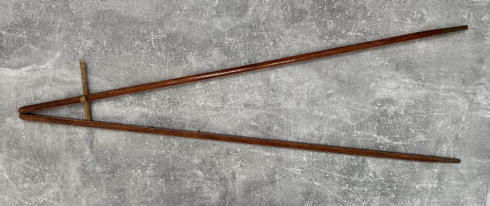 ash pace stick with brass fittings