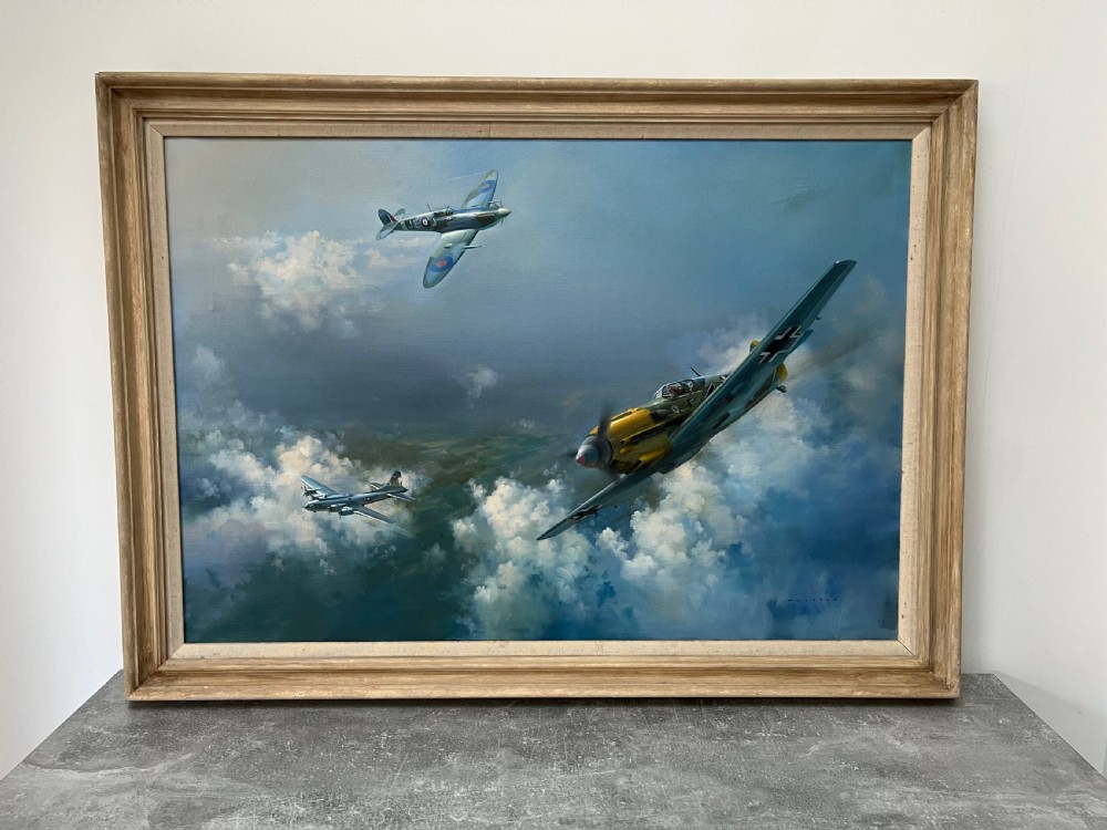 original oil on canvas the straggler by frank wootton 191498