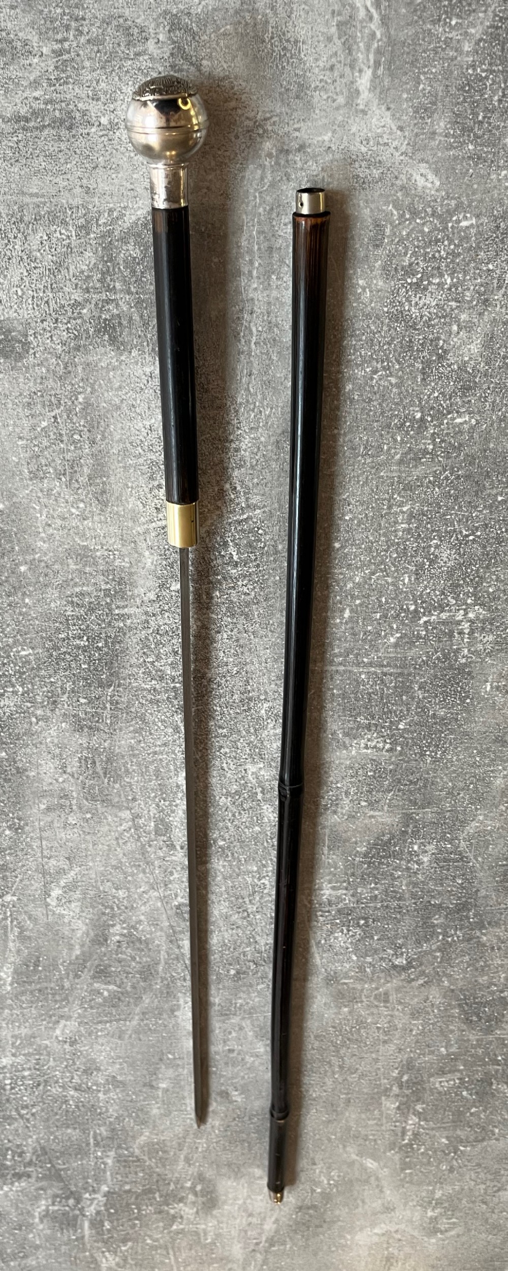 palmwood sword stick with armorial of the united arab emirates