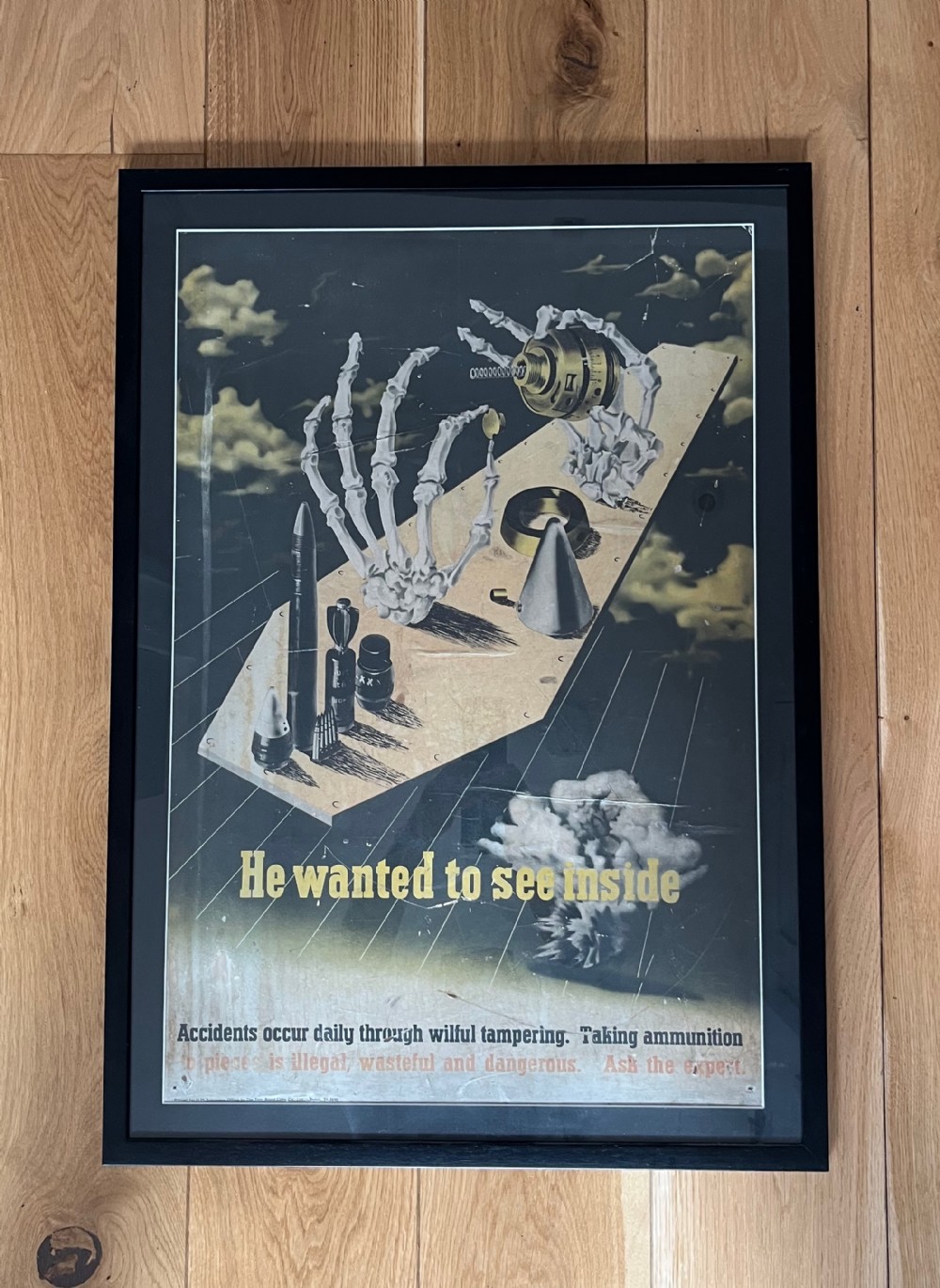 rare wwii poster from an armoury