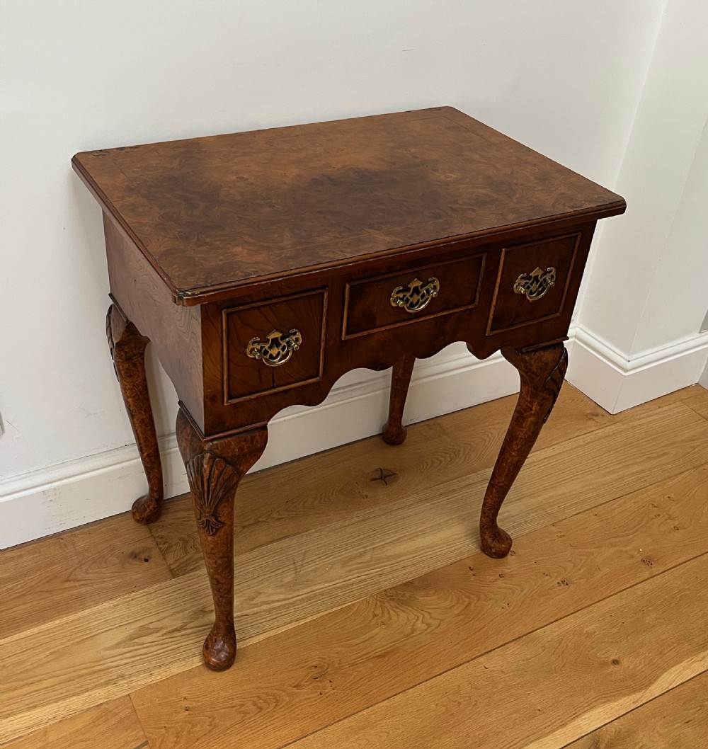 vintage burr elm lowboy